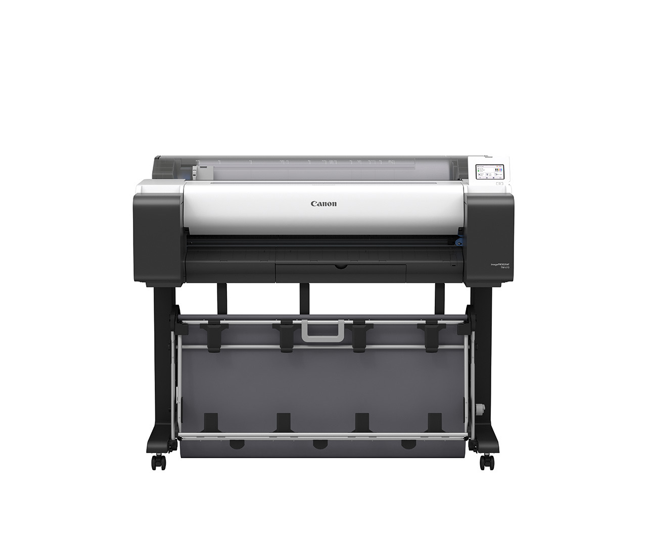 Canon imagePROGRAF TM-655 suurkuvatulostin edestä